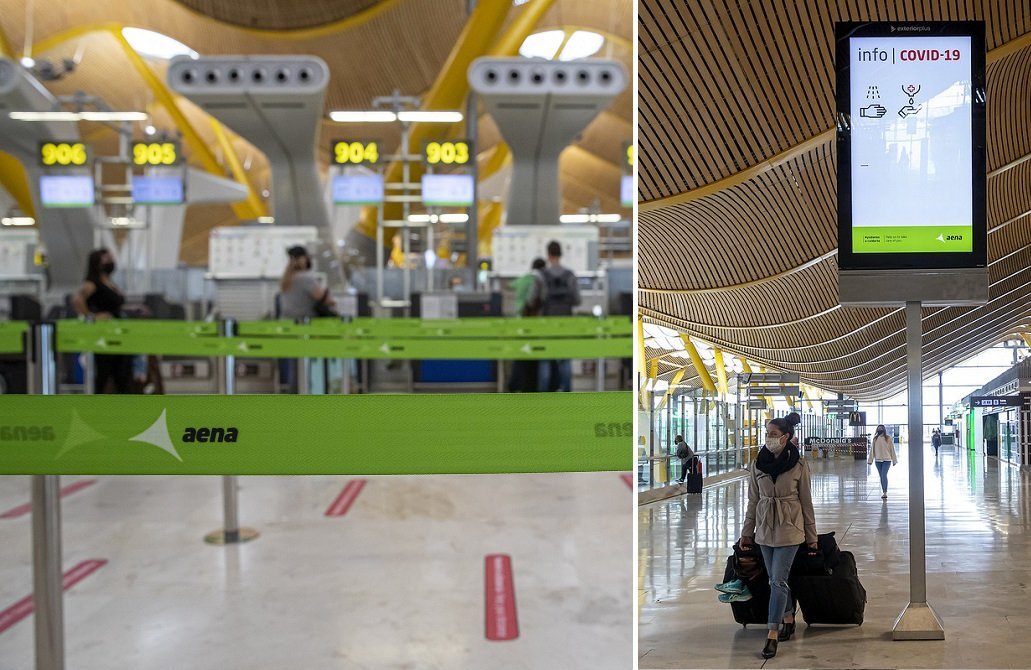 AENA no despega y sólo ha recuperado el 20,5% del tráfico que tenía en el primer semestre de 2019