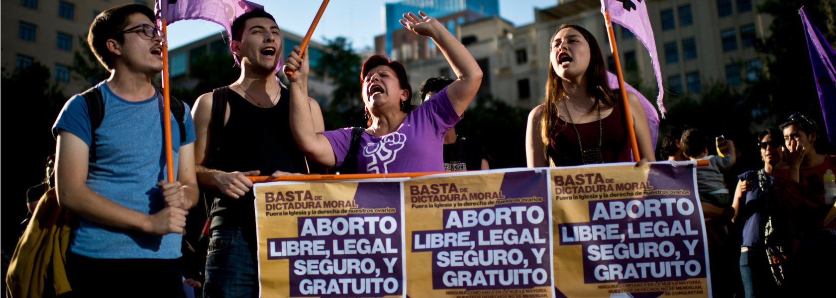 Las feministas quieren aborto libre en Chile Las feministas quieren aborto libre en Chile
