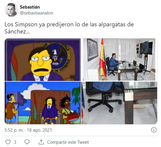 Sánchez y simpsons