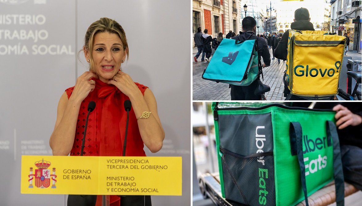 Yolanda Díaz lanzó su proyecto estrella, la 'ley rider', pero más bien está siendo un fracaso... que ha elevado el número de despidos, y por tanto, de parados. ¡Olé!