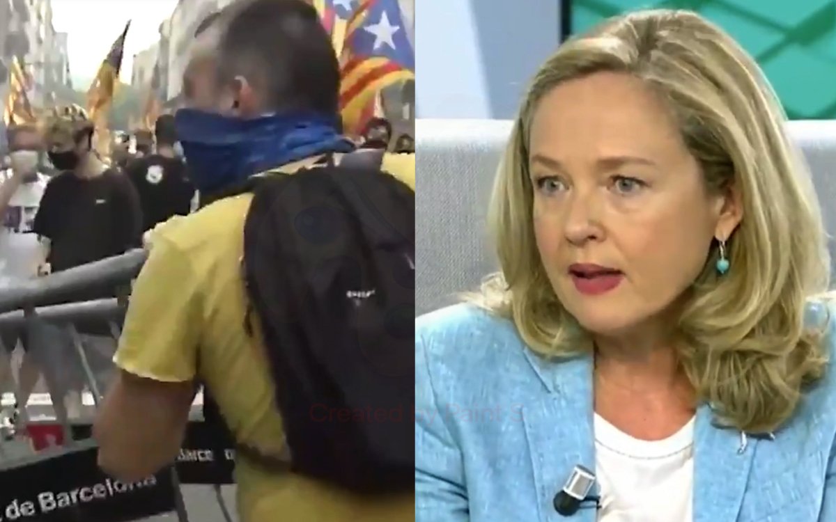 Nadia Calviño asegura que la celebración de la Diada ha sido más tranquila este año, gracias al Gobierno. Pues si lo dice ella... Nadia Calviño asegura que la celebración de la Diada ha sido más tranquila este año, gracias al Gobierno. Pues si lo dice ella...