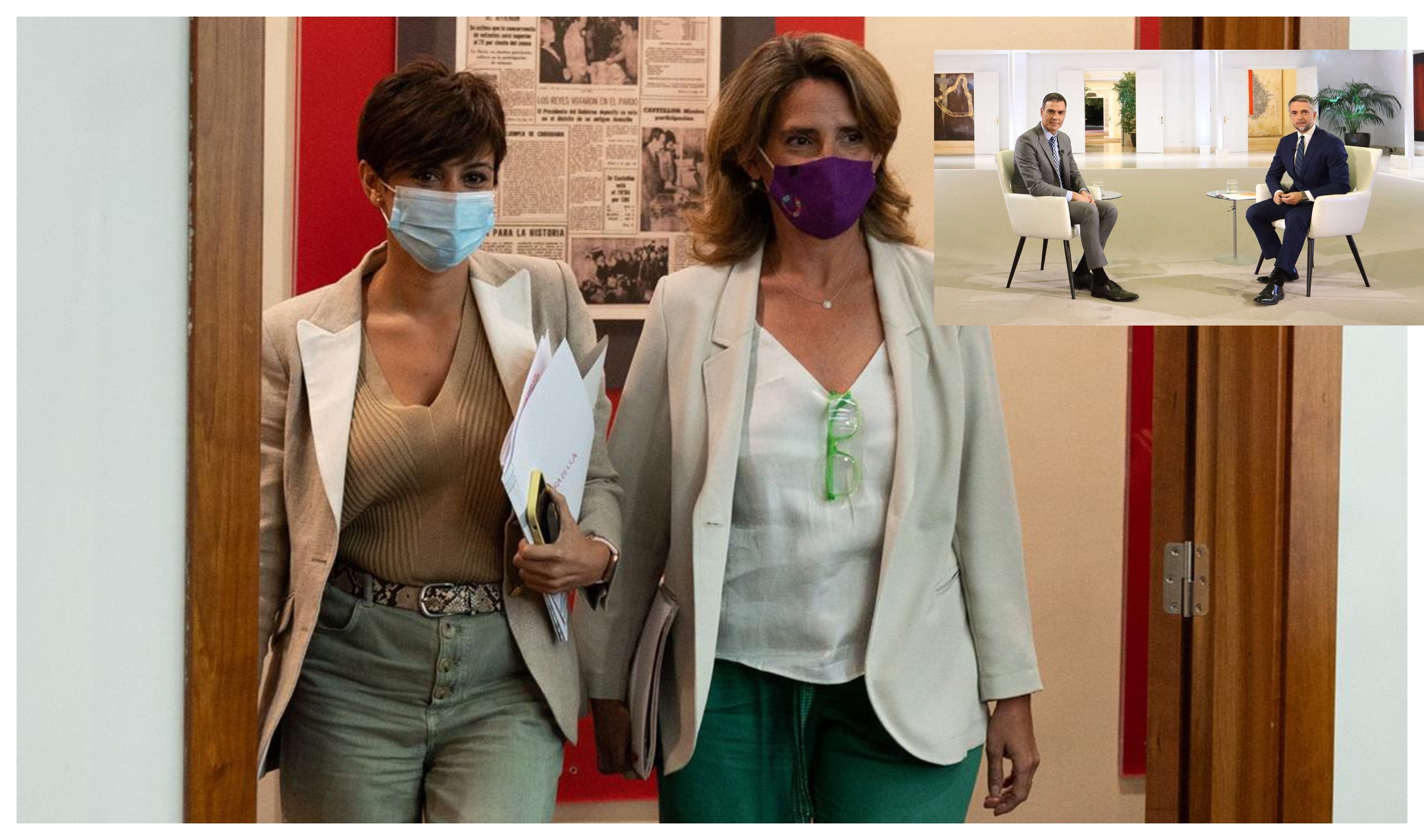 La estrella del momento era la vicepresidenta Teresa Ribera y las medidas para reducir la tarifa de la luz