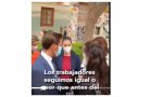 El vídeo emitido por El Baluarte muestra el momento en el que Yolanda Díaz sufre un escrache durante su visita a Valencia