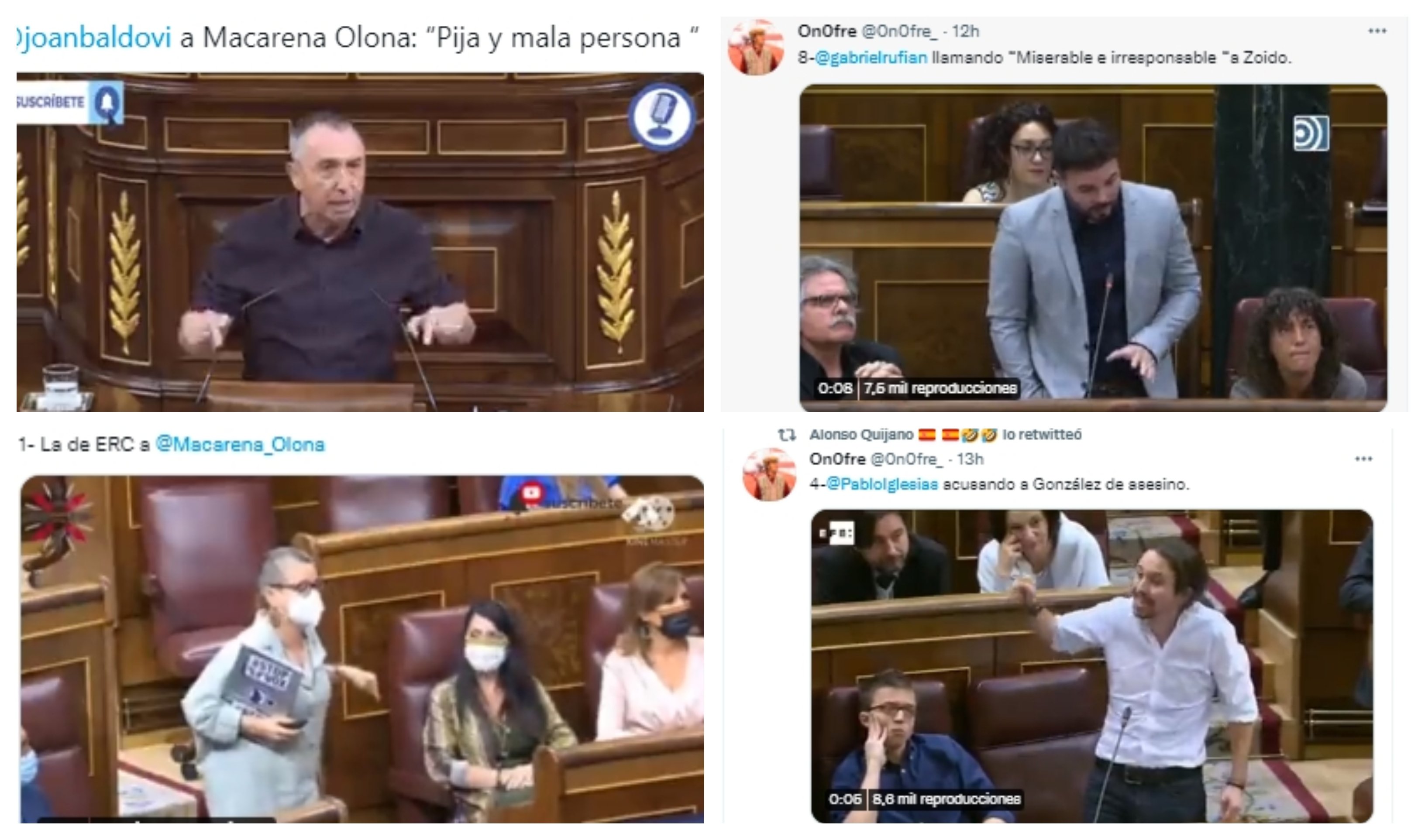 Insultos en el Congreso: la realidad no coincide con la imagen