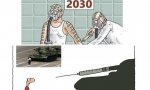 El hombre de 2030 quien, gracias las vacunas, ha logrado que el Covid no le mate a lo largo de 10 años