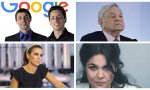 Larry Page y Serguei Brin, George Soros, Ana Pastor y Clara Jiménez