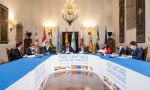 Los ocho presidentes se han reunido durante 3 horas en el Parador de Santiago de Compostela, que no es mal sitio