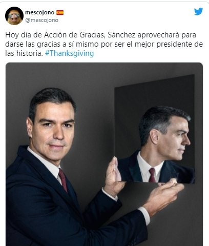 Pedro Sánchez espejo