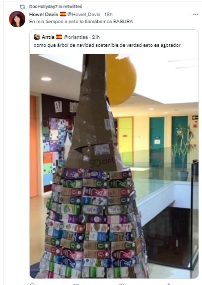 Árbol Navidad sostenible