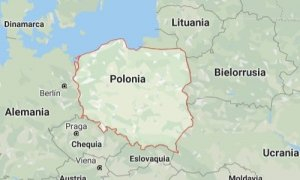mapa Polonia y Bielorrusia
