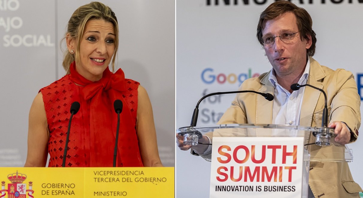 Yolanda Díaz y el dinero de los demás, mientras José Luis Martínez-Almeida cede ante los podemitas Yolanda Díaz y el dinero de los demás, mientras José Luis Martínez-Almeida cede ante los podemitas