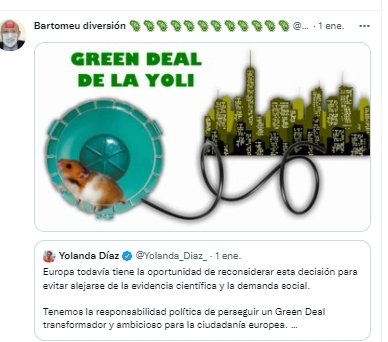 Yoli y Green Deal
