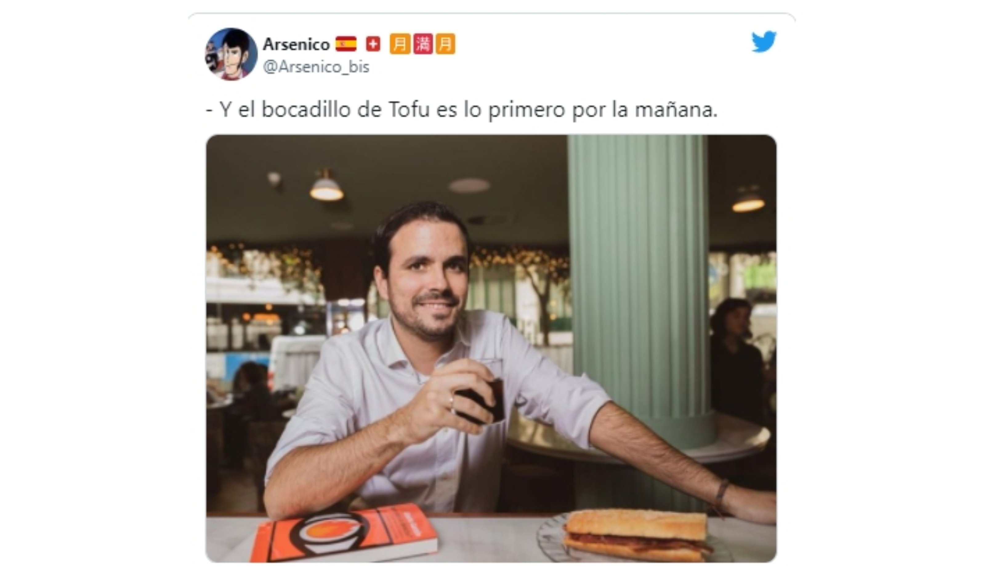 Alberto Garzón está convencidísimo de que la gente en España tiene que darse cuenta del enorme impacto que tiene en el medio ambiente el consumo de carne Alberto Garzón está convencidísimo de que la gente en España tiene que darse cuenta del enorme impacto que tiene en el medio ambiente el consumo de carne