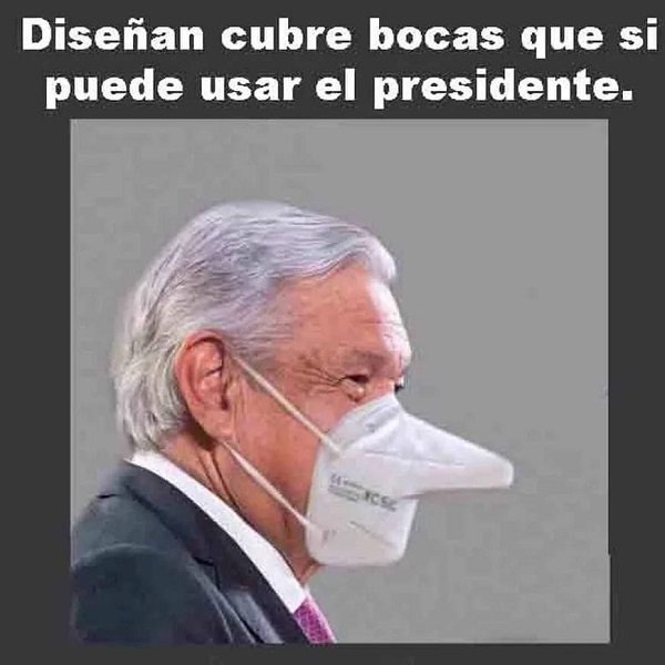 mascarilla presidente 