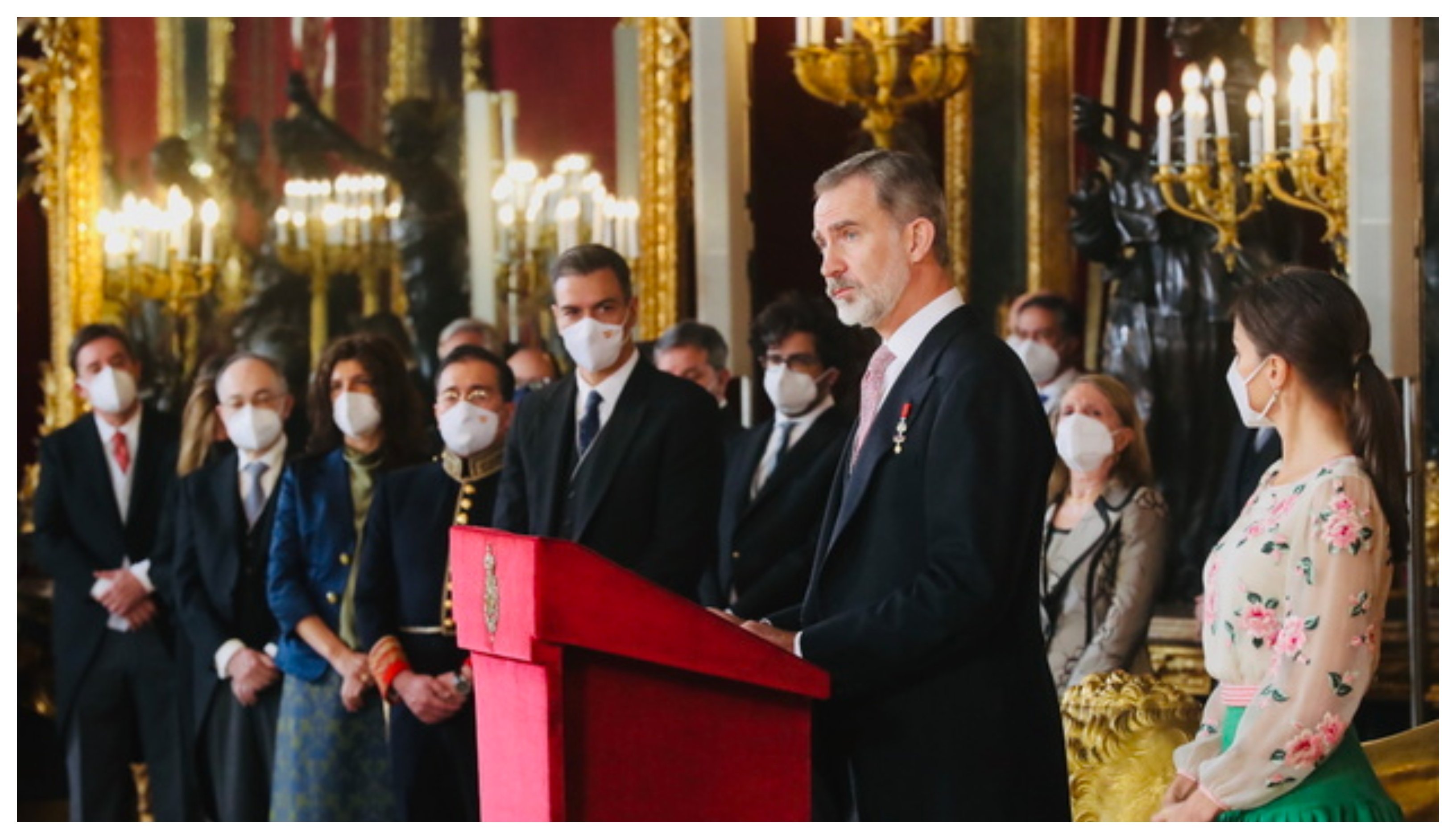 Su Majestad, incapaz de rebelarse contra el yugo principal, el de Moncloa, va y le dice a Marruecos que debemos "caminar juntos" en una nueva etapa