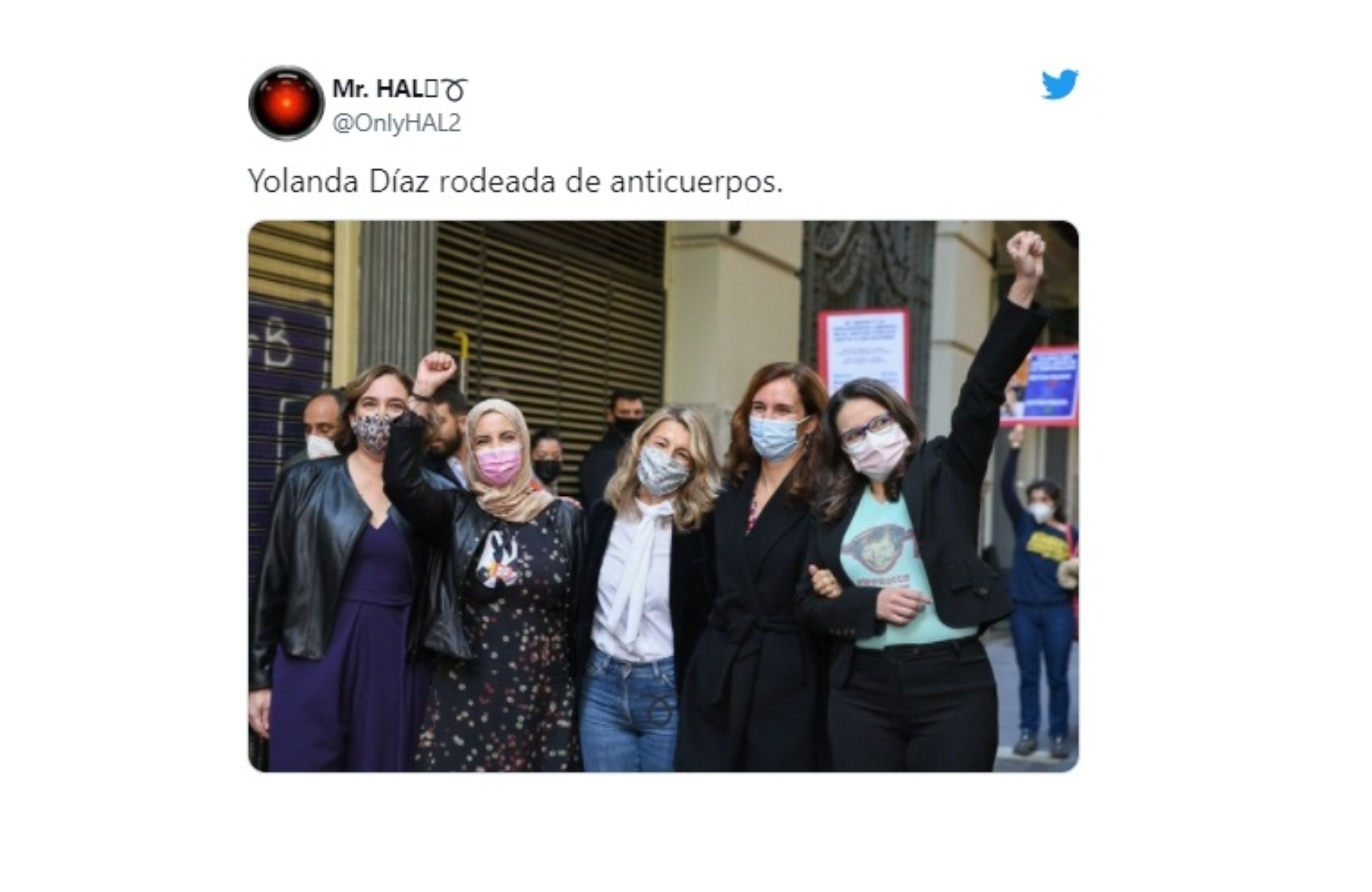 En la imagen, la vicepresidenta, rodeada de anticuerpos, en A Festa dos Callos En la imagen, la vicepresidenta, rodeada de anticuerpos, en A Festa dos Callos