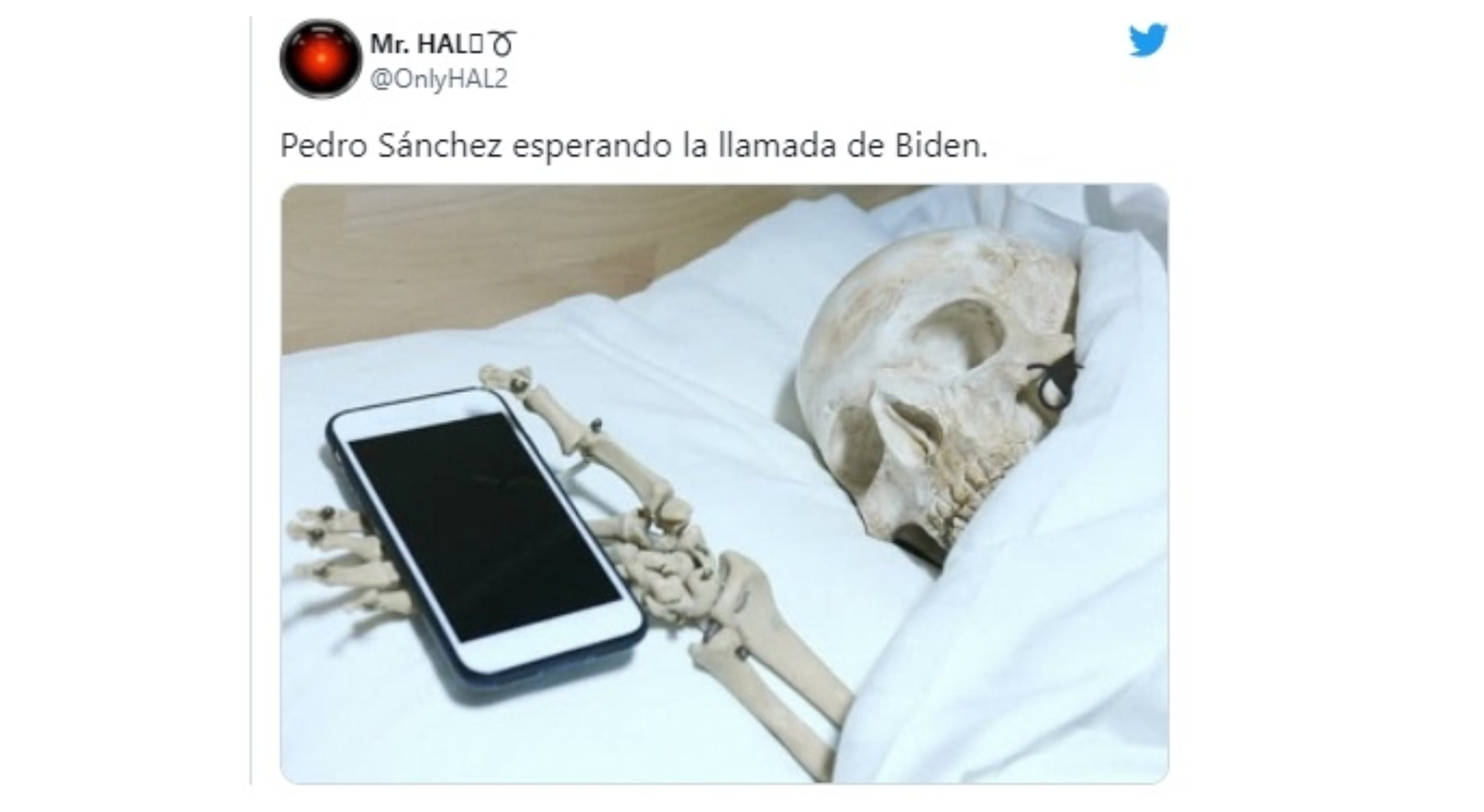 Joe no llama a Sánchez