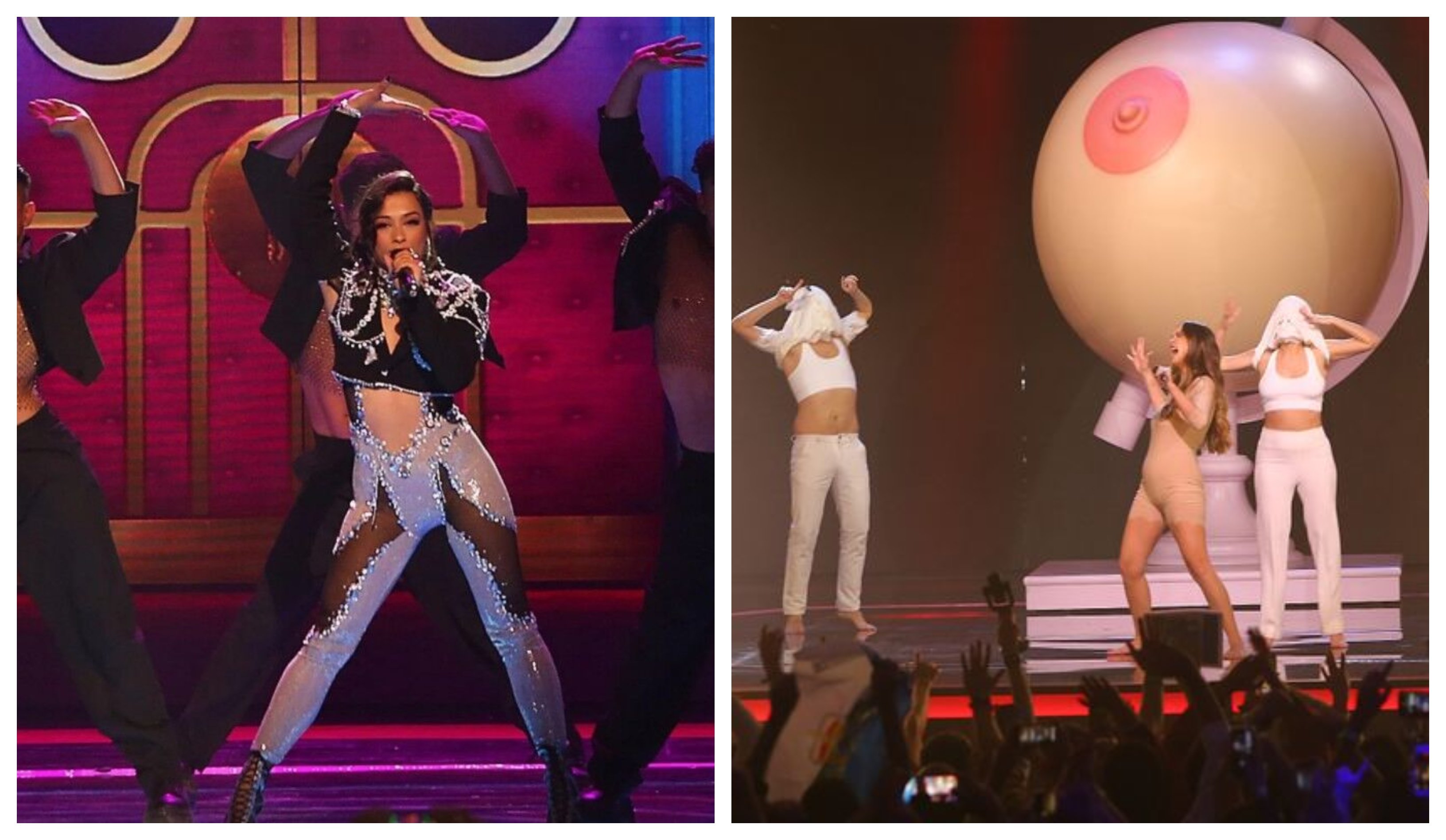 A la izquierda, Chanel, a la derecha, Rigoberta Bandini A la izquierda, Chanel, a la derecha, Rigoberta Bandini