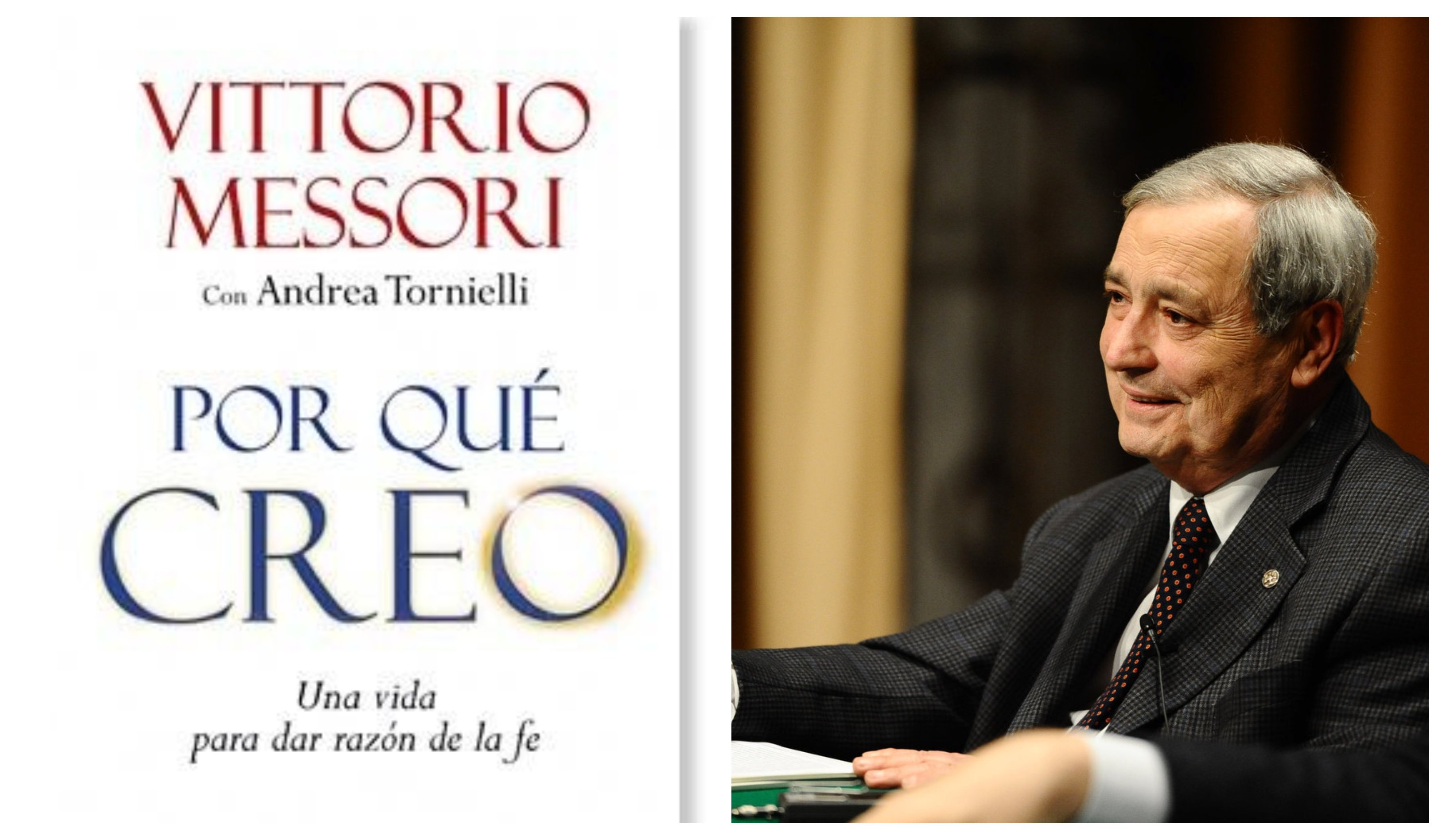 El entrevistador entrevistado, esta vez por el jefe editorial de Vaticano -no tengo claro lo que significa esto- Andrea Tornielli. En una obra que lleva por título "Por qué creo" y en la que Messori vuelve a dar la talla, esta vez como periodista maestro El entrevistador entrevistado, esta vez por el jefe editorial de Vaticano -no tengo claro lo que significa esto- Andrea Tornielli. En una obra que lleva por título "Por qué creo" y en la que Messori vuelve a dar la talla, esta vez como periodista maestro