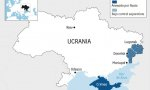 Ucrania se ubica en la Europa oriental y comparte frontera con siete países (Polonia, Bielorrusia, Rusia, Moldavia, Rumanía, Hungría y Eslovaquia) y con el mar Negro, albergando a unos 41,5 millones de habitantes