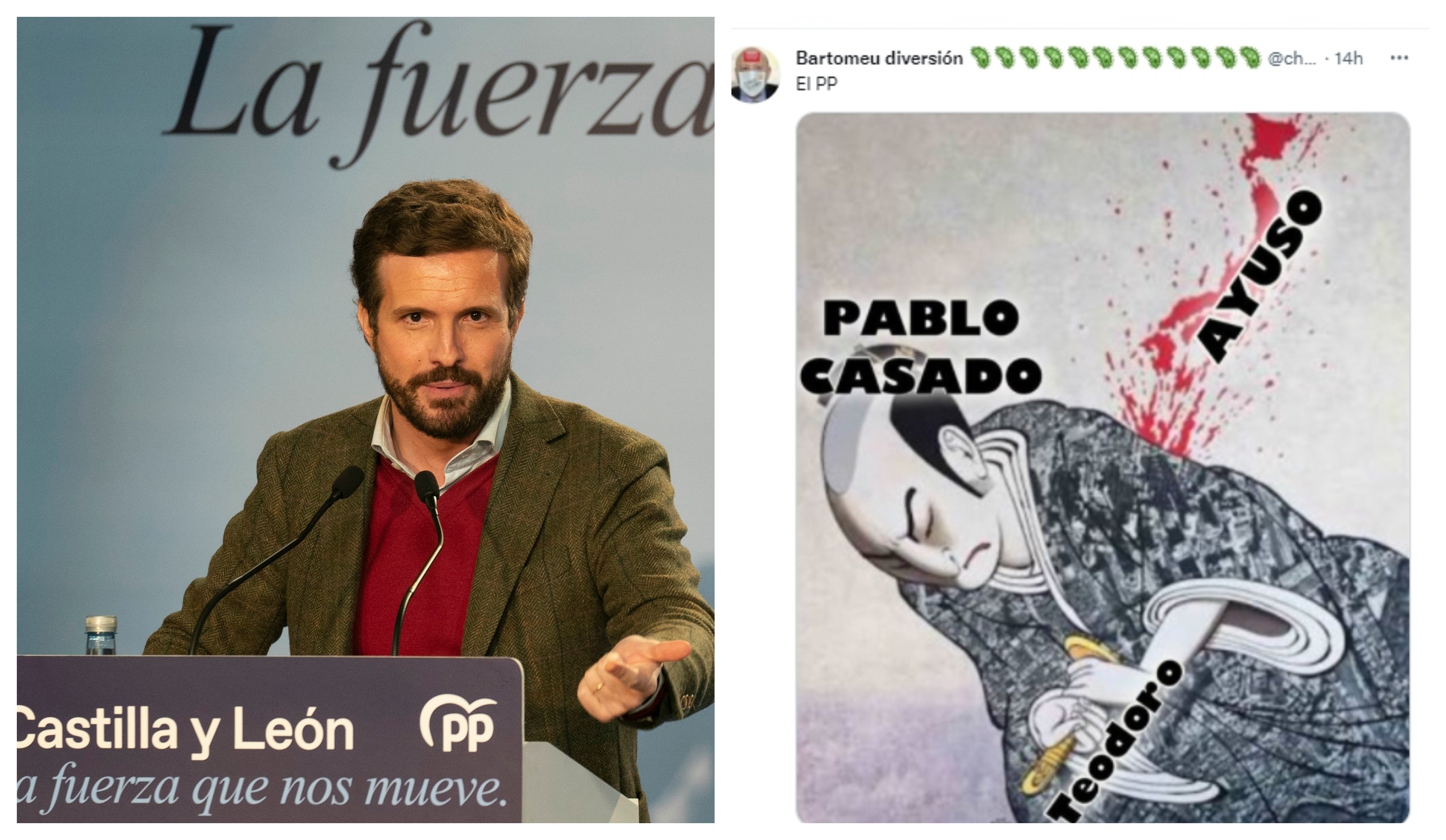 La solución que oigo, y veo, a muchos analistas políticos es que Núñez Feijoó sustituya a Egea como secretario general del PP. Eso supondría el harakiri de Pablo Casado, porque Feijoó no quiere ser el número dos sino el número uno