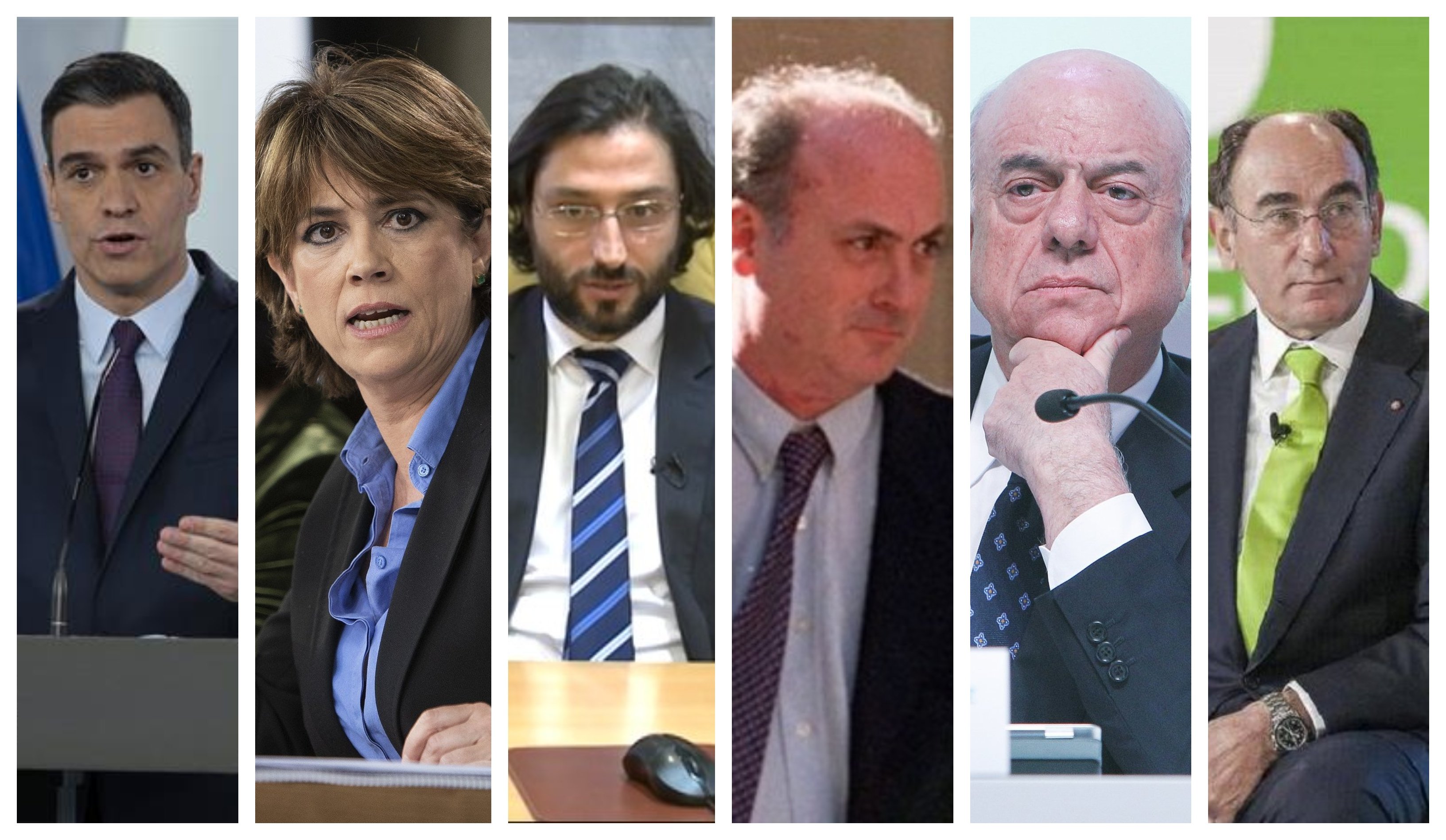 Sánchez, Delgado, Cabaleiro, García Castellón, FG y Galán Sánchez, Delgado, Cabaleiro, García Castellón, FG y Galán