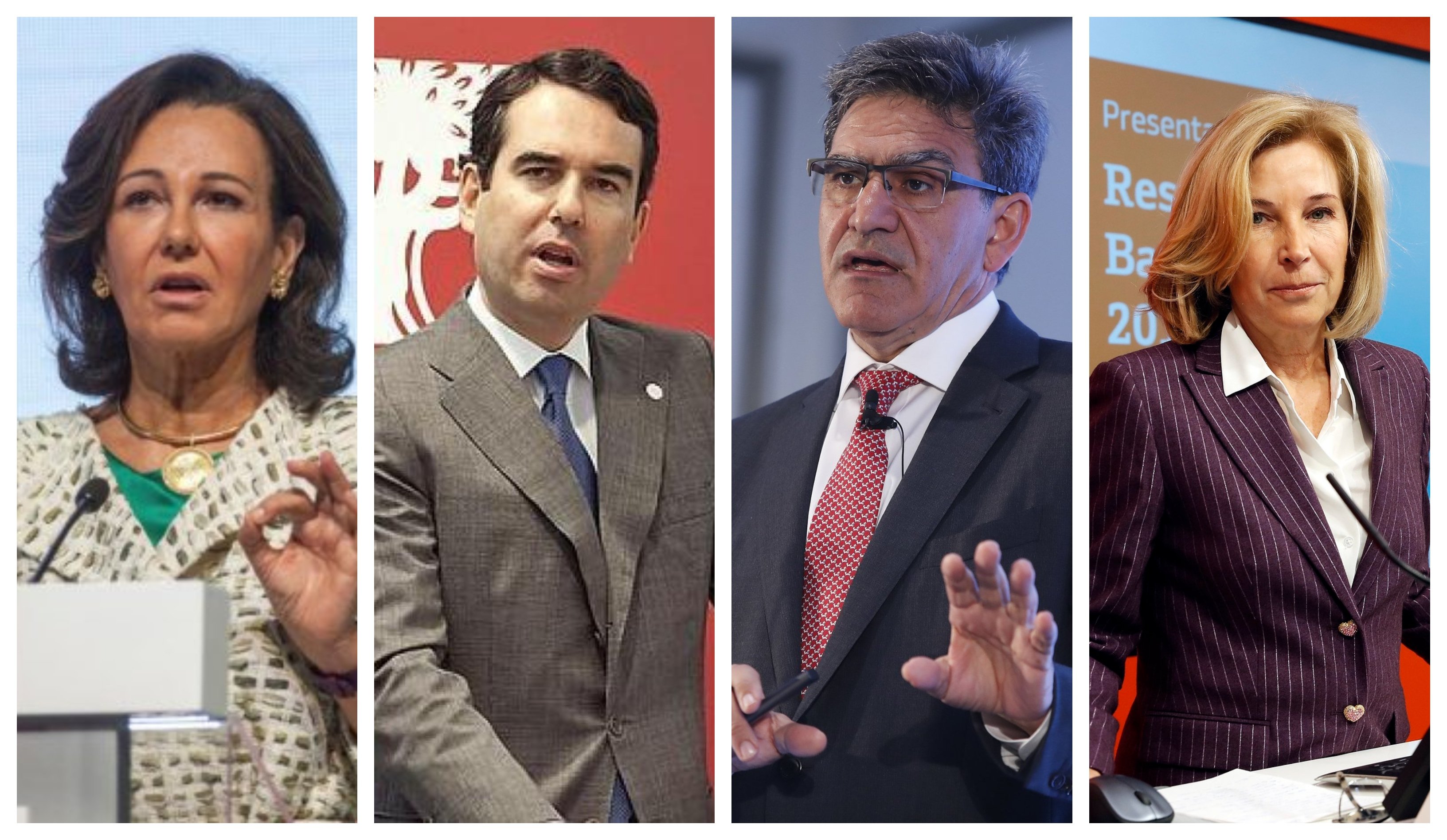 Ana Botín, Javier Botín, José Antonio Álvarez y María Dolores Dancausa Ana Botín, Javier Botín, José Antonio Álvarez y María Dolores Dancausa