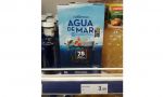 Agua de mar. El litro, a 3,59 euros