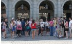 Turistas internacionales visitan España