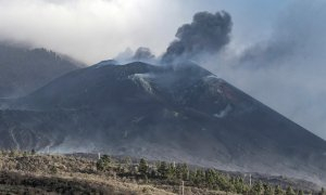 Volcán Cumbre Vieja, en La Palma