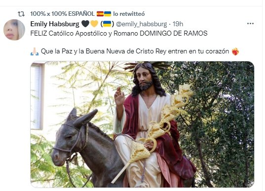feliz Domingo de Ramos