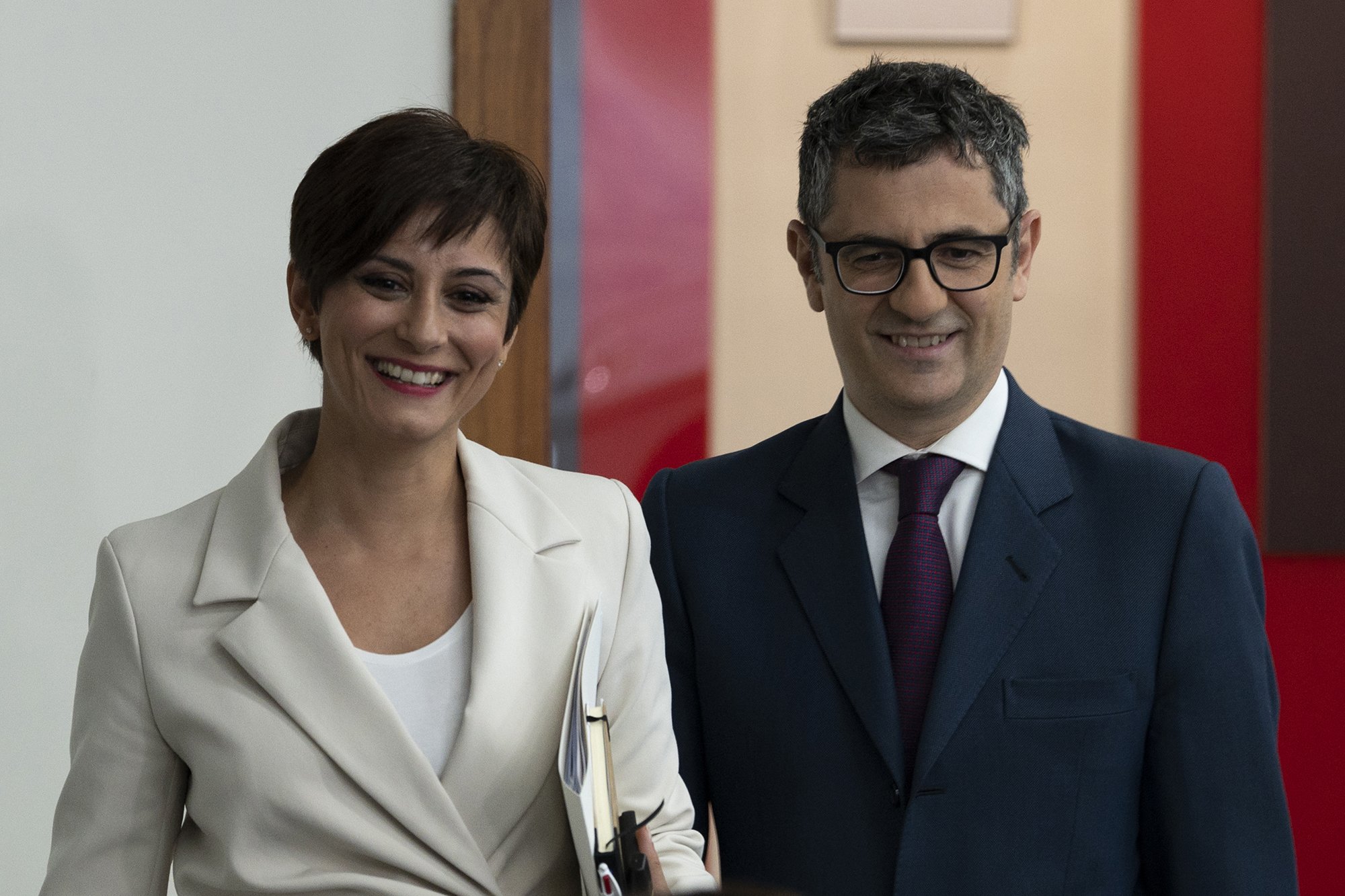 La que no ha acudido a la rueda de prensa es la ministra de Economía, Nadia Calviño