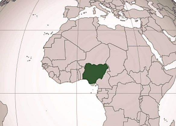 Nigeria en África. 