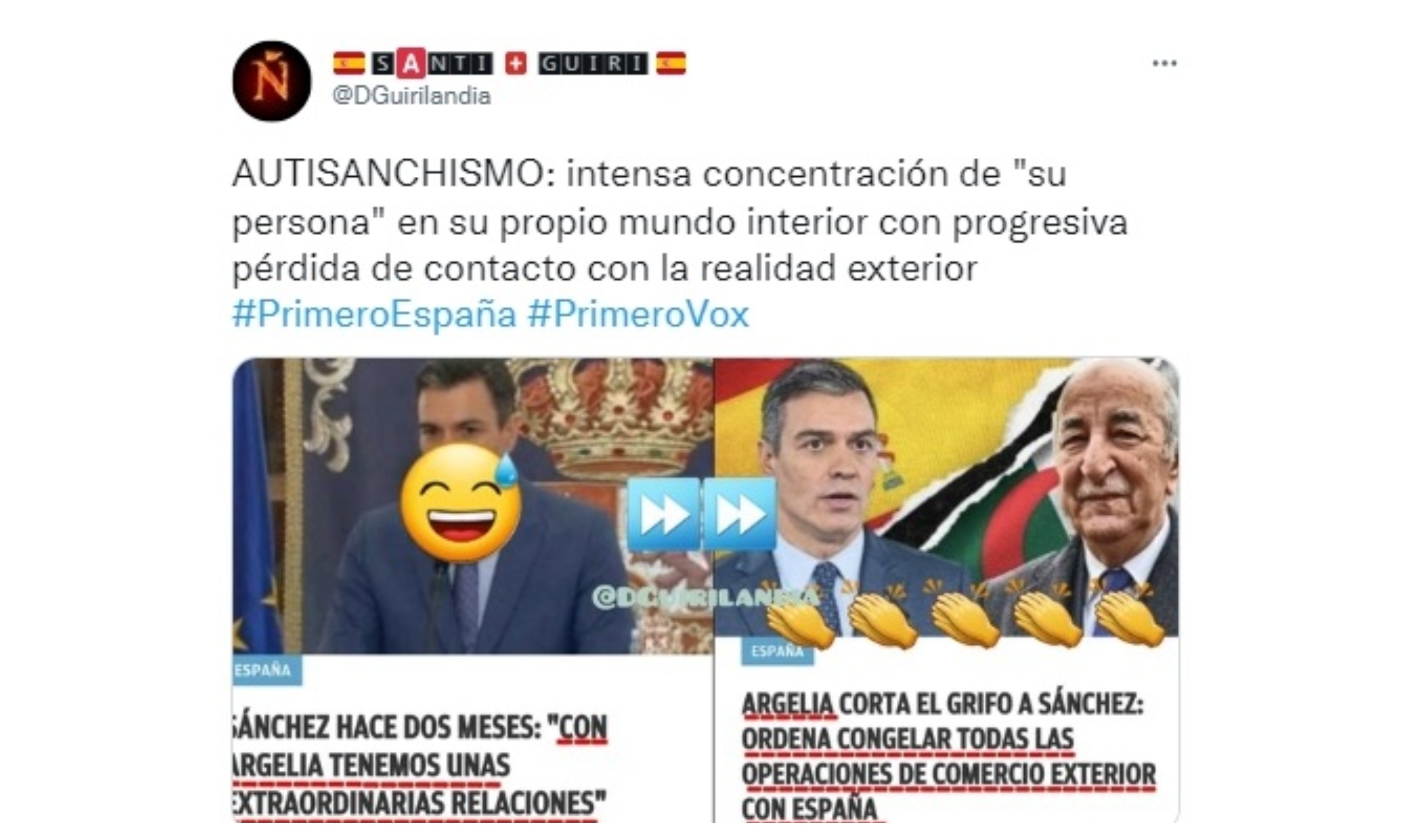 Autisanchismo, o sea, egolatría