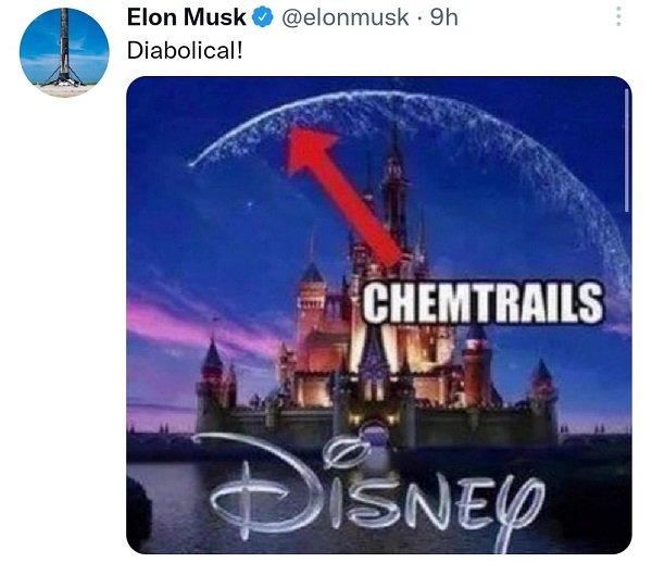 Elon Musk sobre Disney