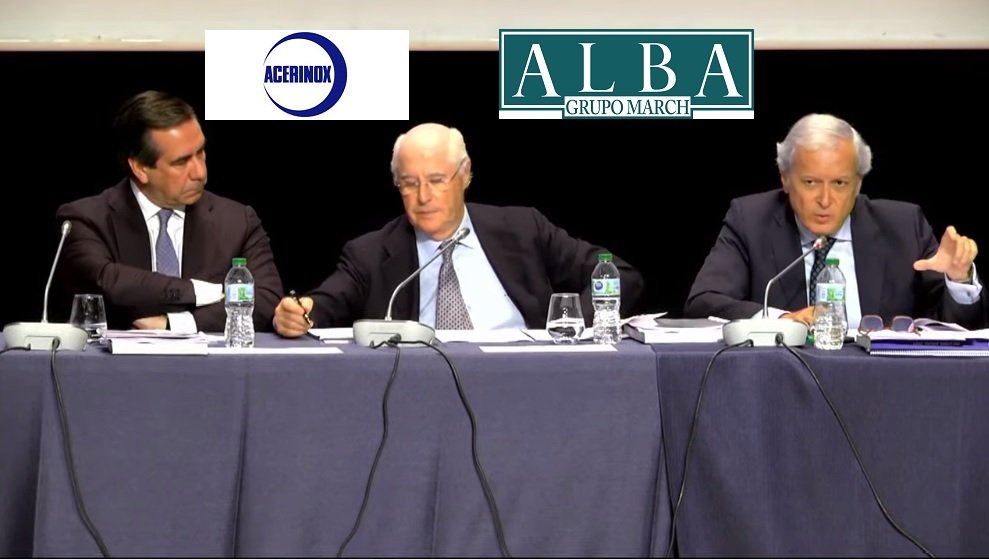 Rafael Miranda, en su última Junta de Accionistas como presidente no ejecutivo de Acerinox, compañía que tiene a Corporación Financiera Alba como primer accionista