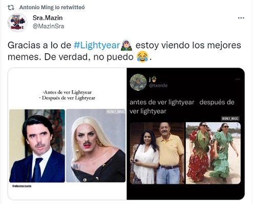 Aznar, Pantoja y Lightyear