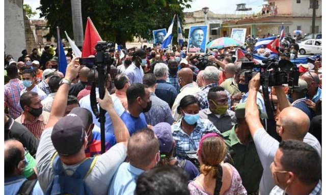 Protestas contra la dictadura comunista en Cuba