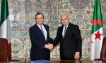 Mario Draghi y Abdelmadjid Tebboune, quien presume de que el acuerdo “permitirá suministrar a Italia cantidades muy importantes de gas natural”