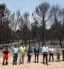 Pedro Sánchez visita las zonas afectadas por los incendios