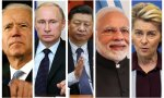 Biden, Putin, Jinping, Modi, Von der leyen