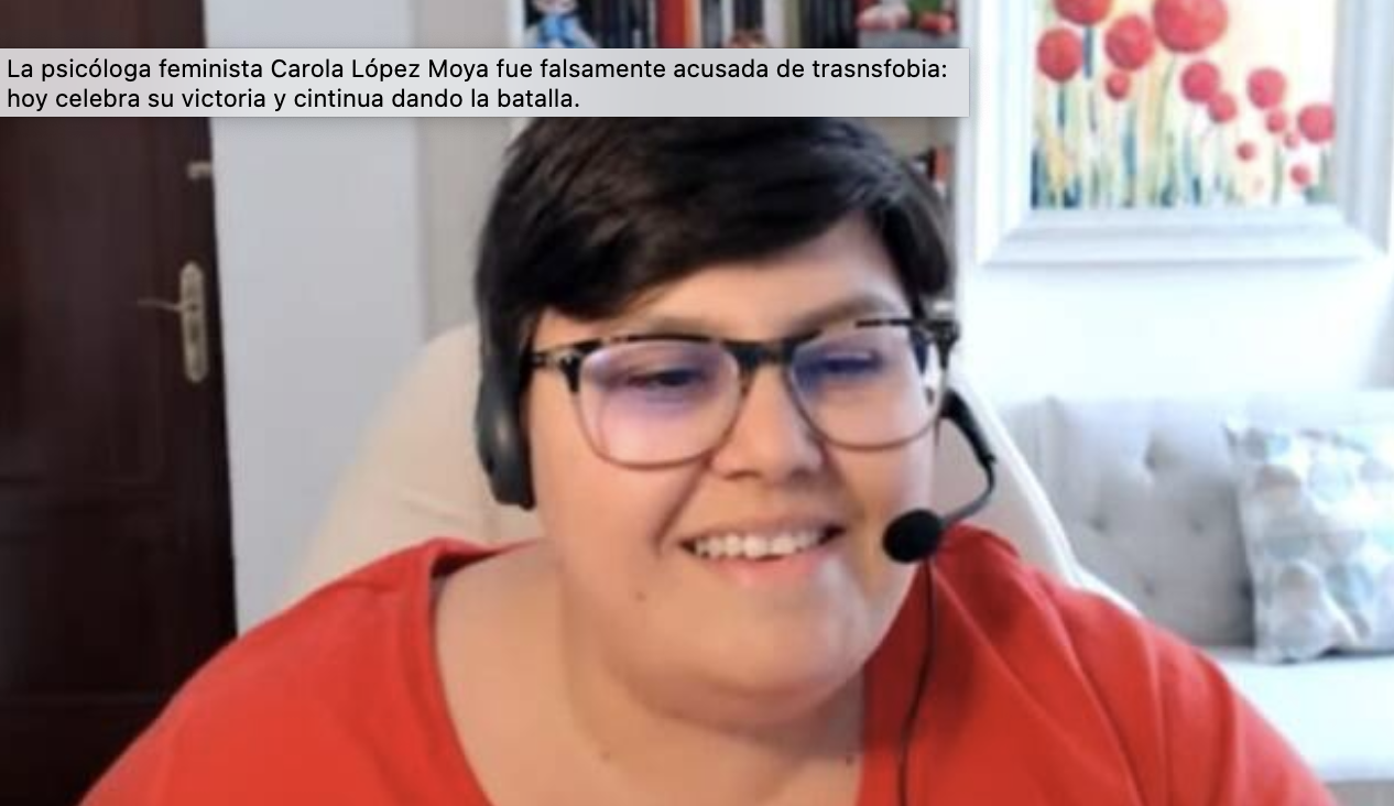 Carola, perseguida por el lobby trans Carola, perseguida por el lobby trans