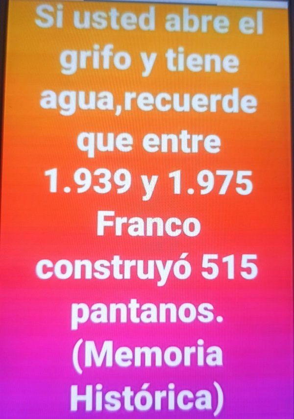 memoria histórica y agua
