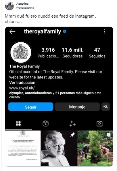 familia real británica en Instagram