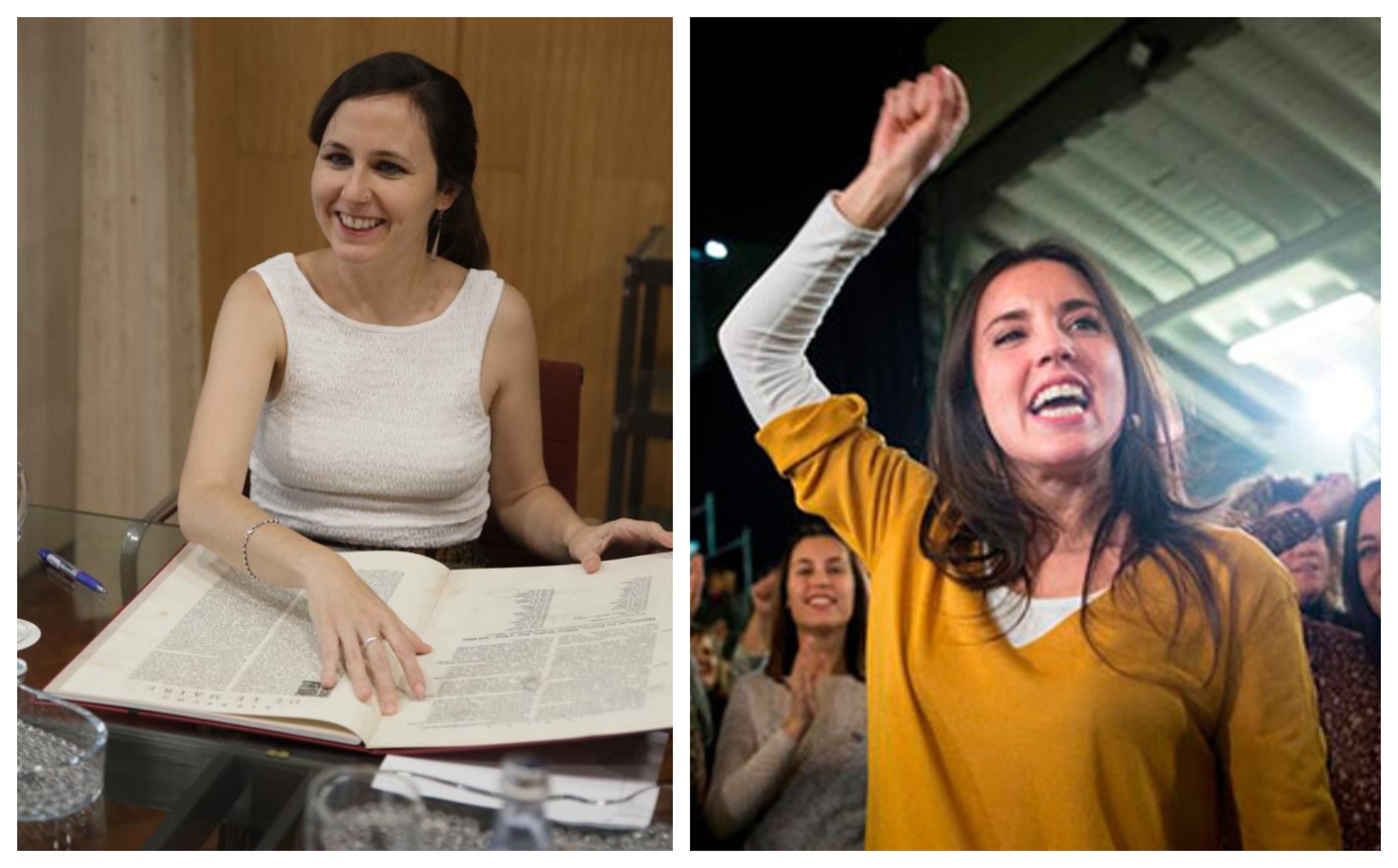 Ione Belarra e Irene Montero, entre ambas suman medio cerebro pero resultan extraordinariamente dañinas Ione Belarra e Irene Montero, entre ambas suman medio cerebro pero resultan extraordinariamente dañinas