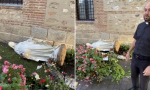  en Las Rozas, también se produjo un ataque a una imagen de la Virgen, en los jardines que rodean la parroquia de San Miguel