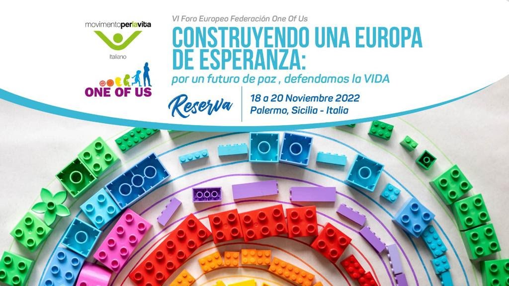 "Os animamos a participar en este VI Foro Europeo que celebraremos en Palermo, Italia, los próximos 18 al 20 de noviembre"