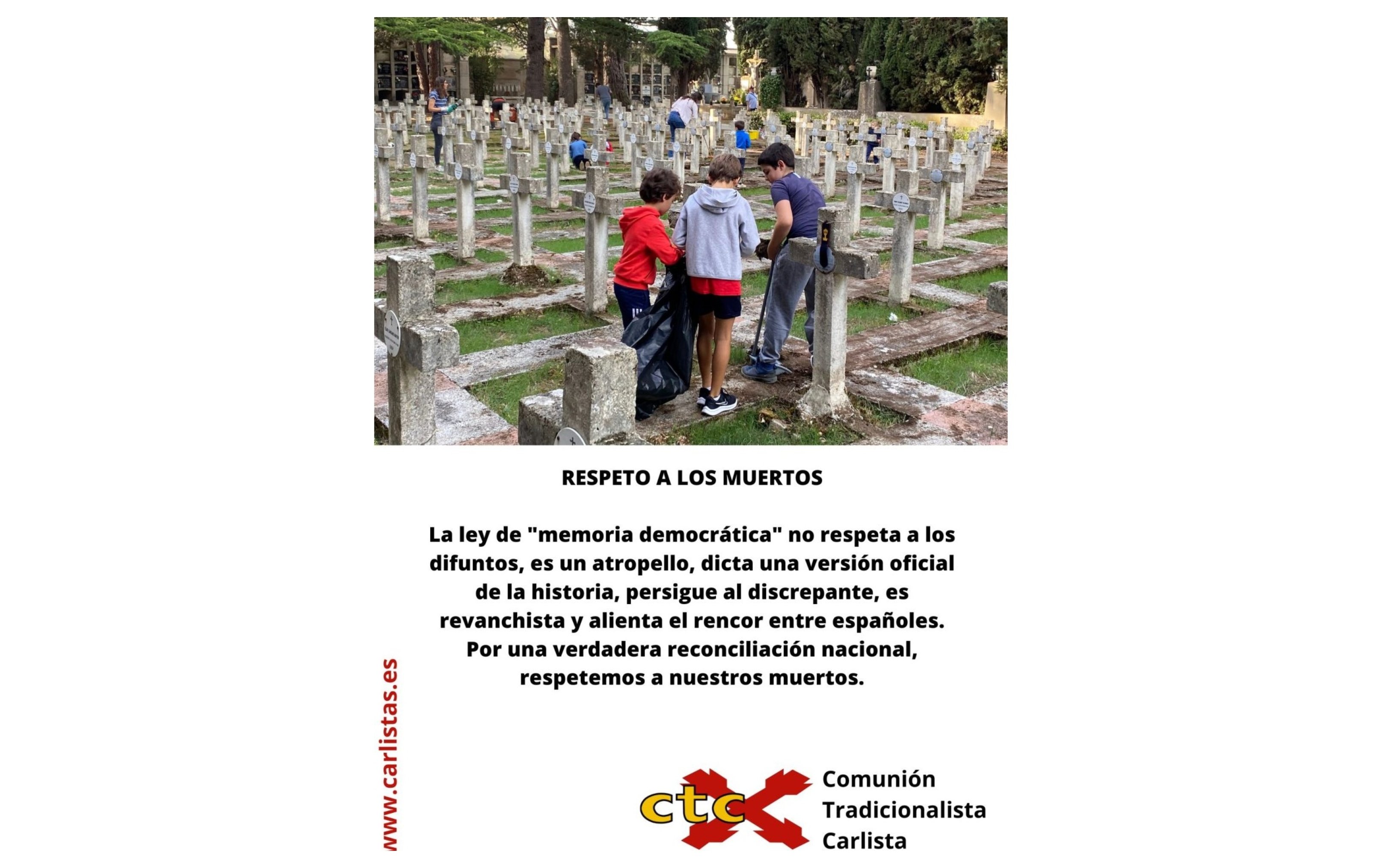 Si quieres reconciliación nacional, respeta a los muertos Si quieres reconciliación nacional, respeta a los muertos