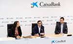 Judit Montoriol, lead economist de CaixaBank Research; Enric Fernández, director de Planificación Estratégica y Estudios de CaixaBank y Economista Jefe; y Oriol Aspachs, director de Economía Española de CaixaBank Research.