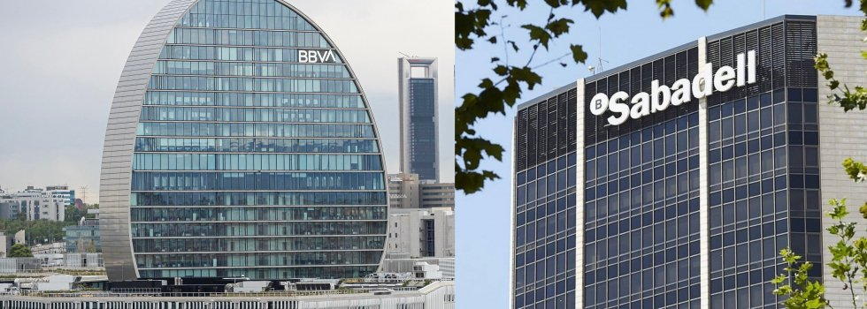 BBVA y Sabadell, los dos extremos del sector en cuanto a beneficio por acción